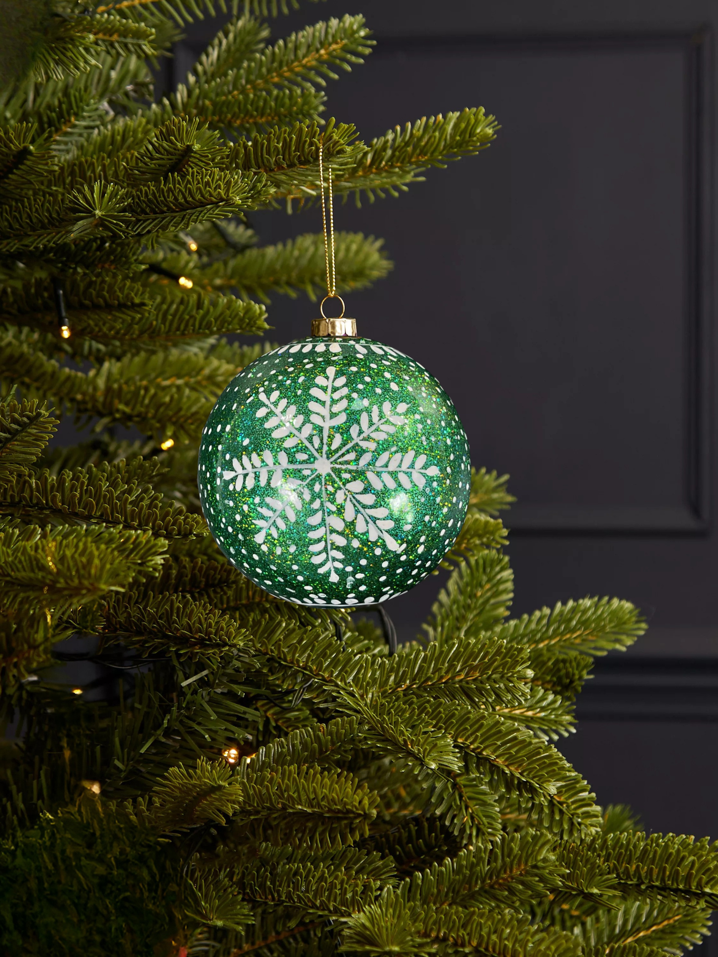 Snowflake Bauble Green