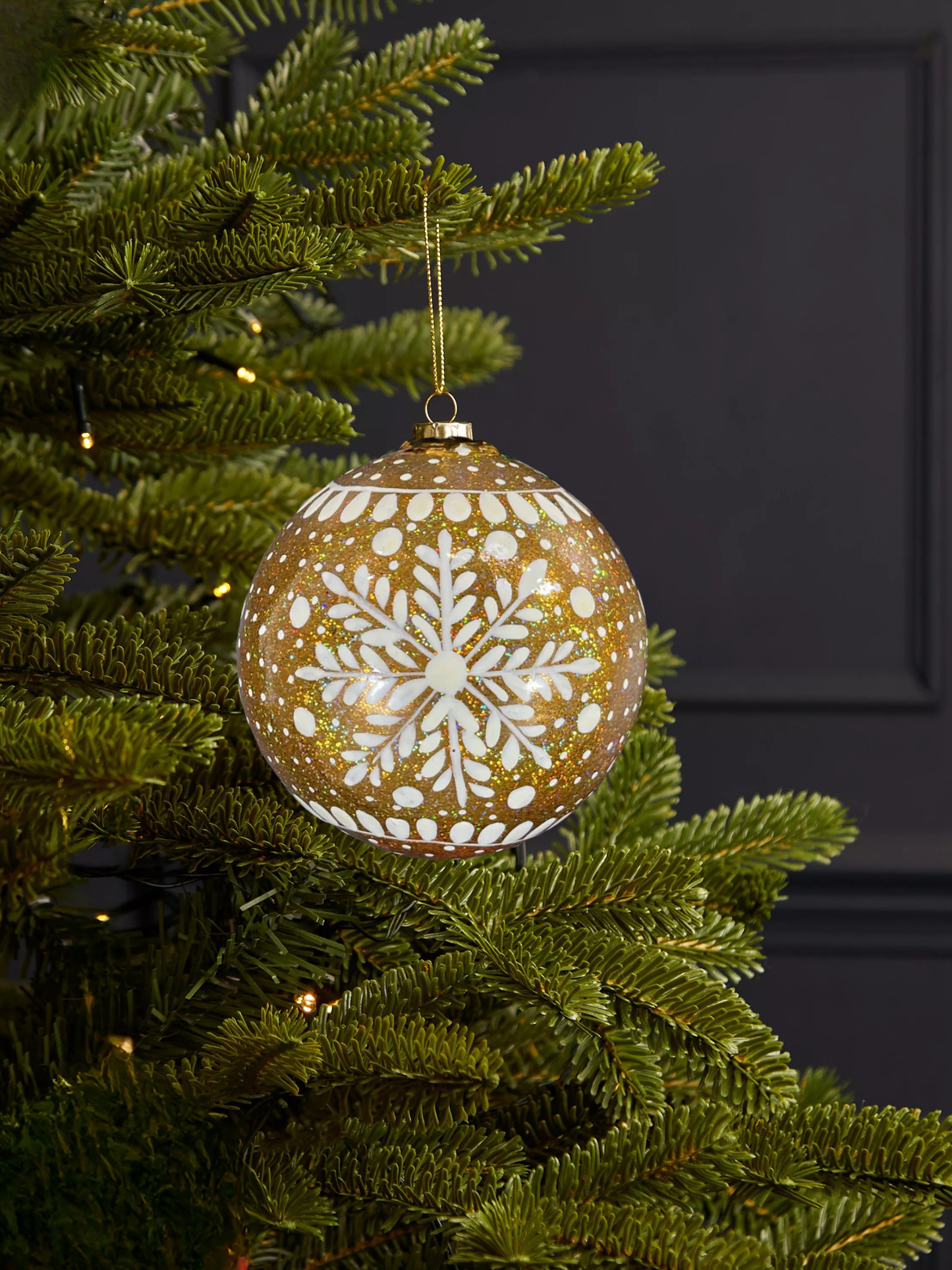Snowflake Bauble Gold