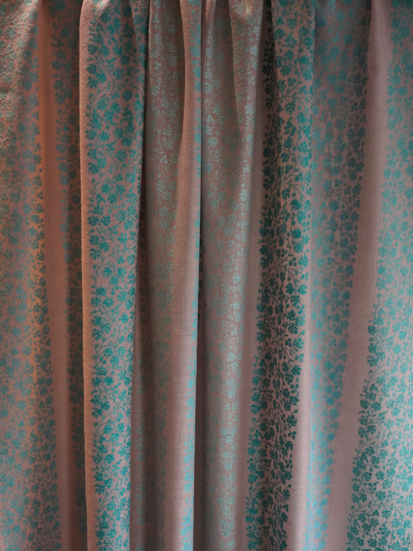 Dusty Pink Neem Jamavar Pashmina Shawl