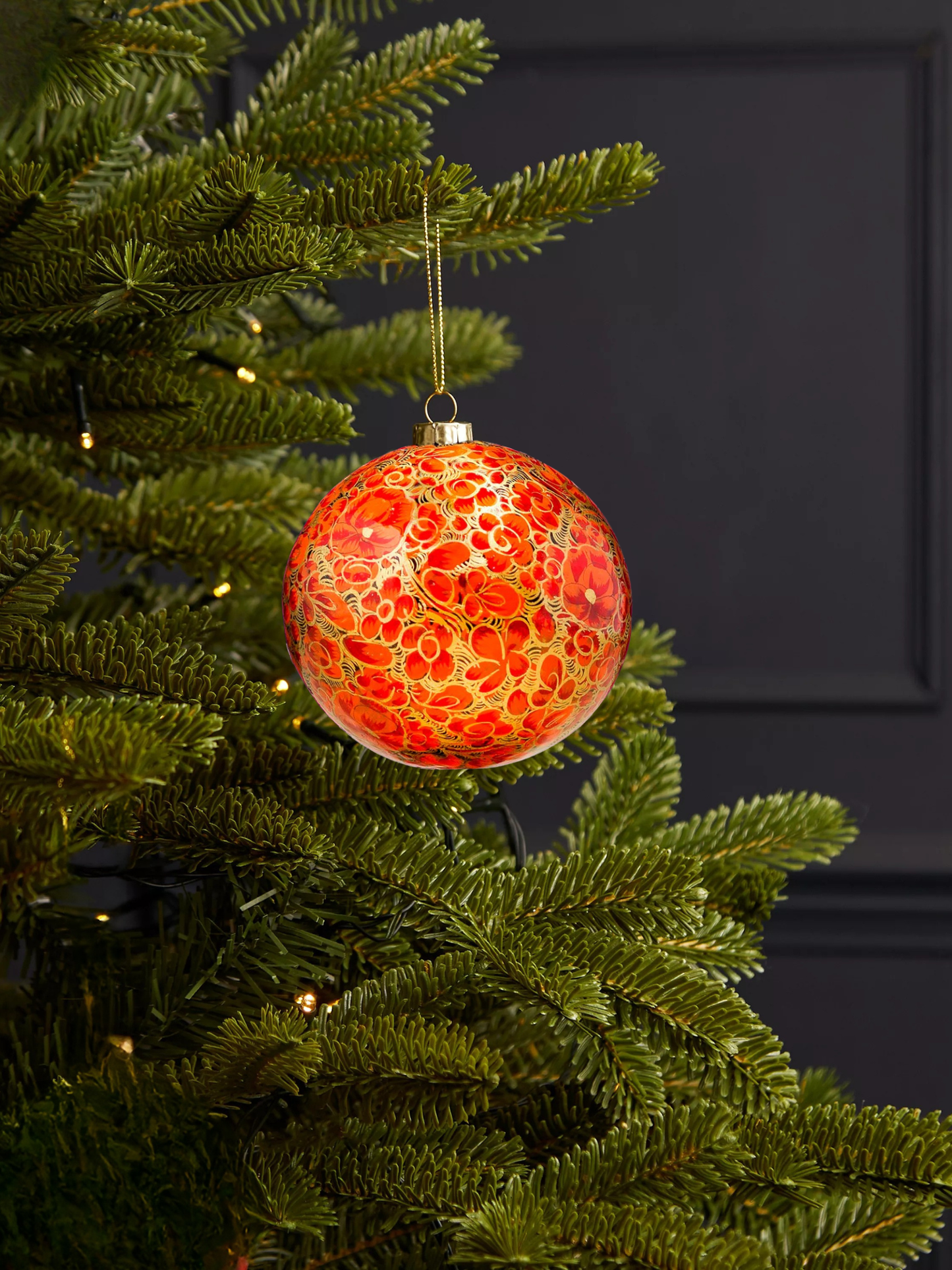 Traditional Bauble Orange