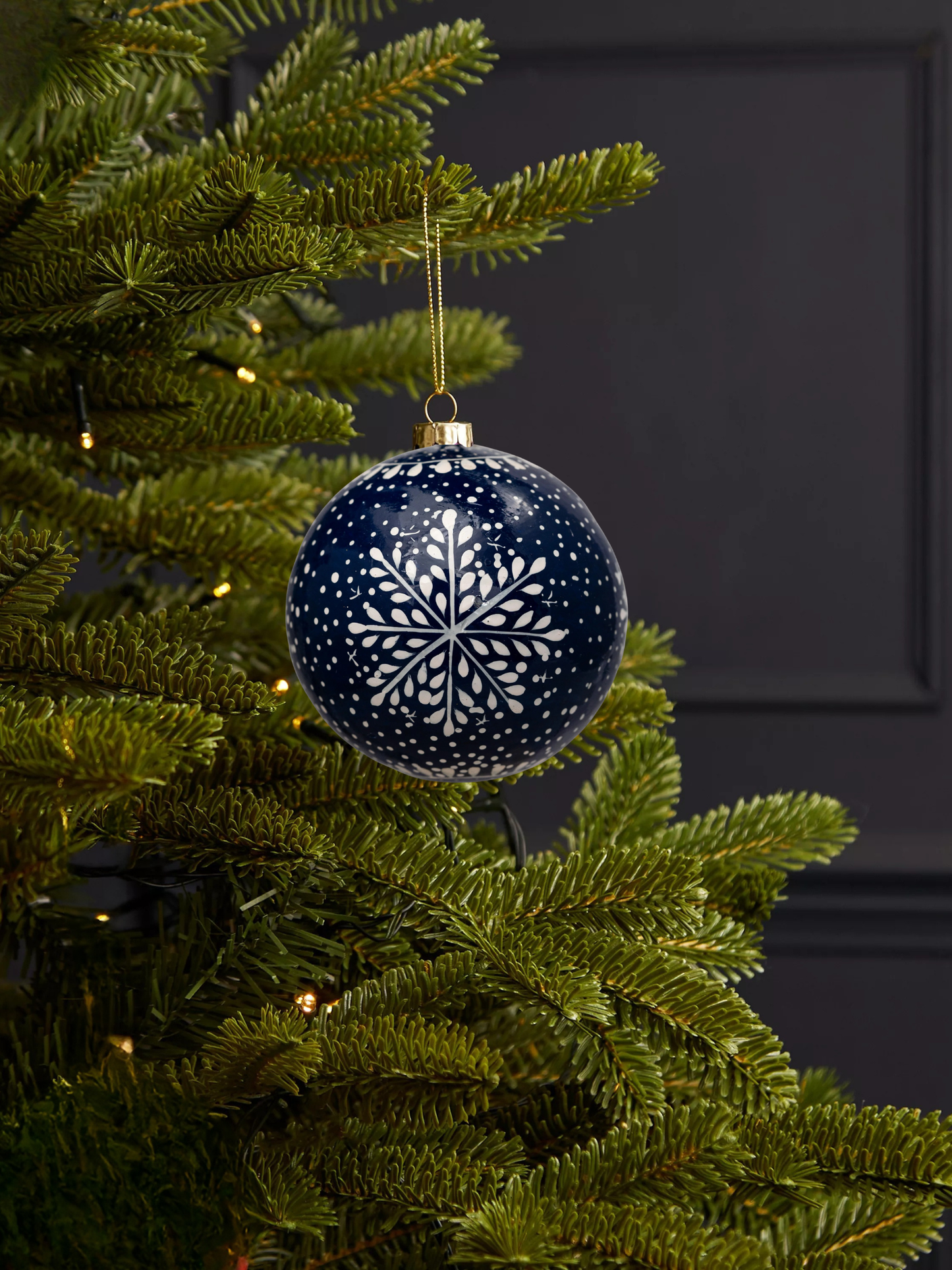 Snowflake Bauble Blue