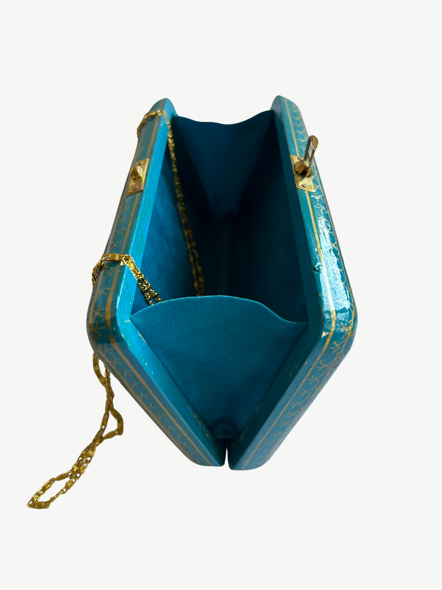 Vintage Turquoise Clutch