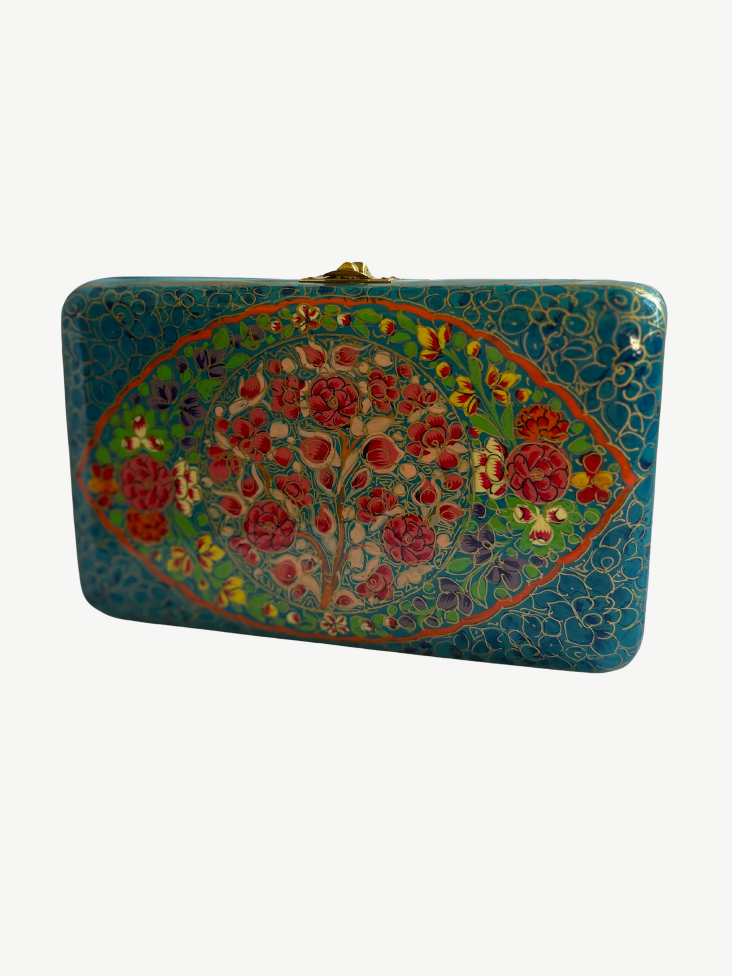 Vintage Turquoise Clutch