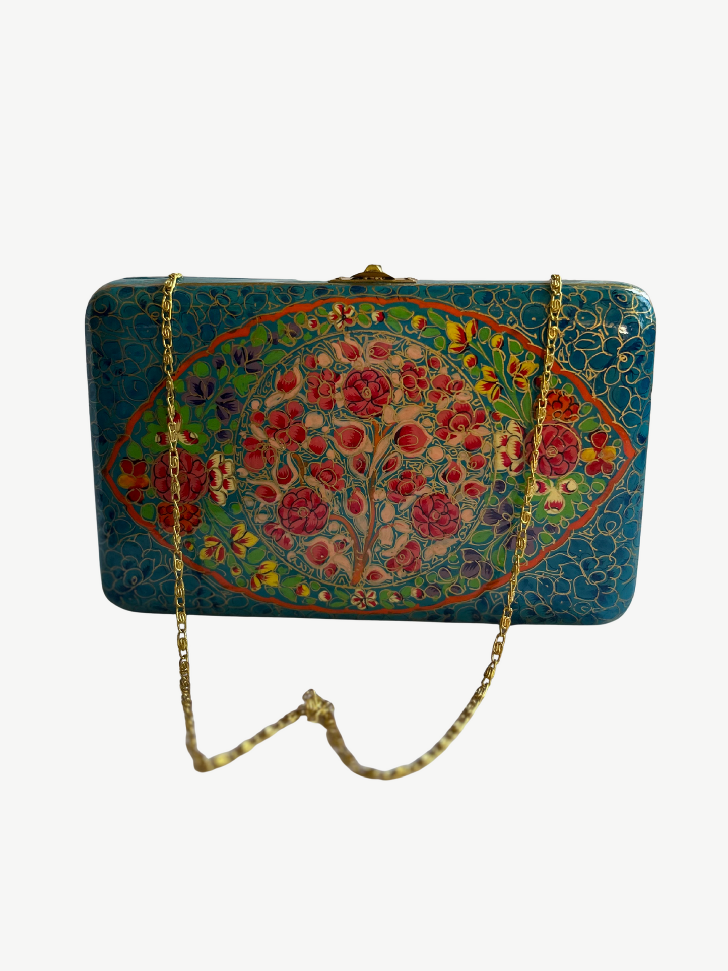Vintage Turquoise Clutch