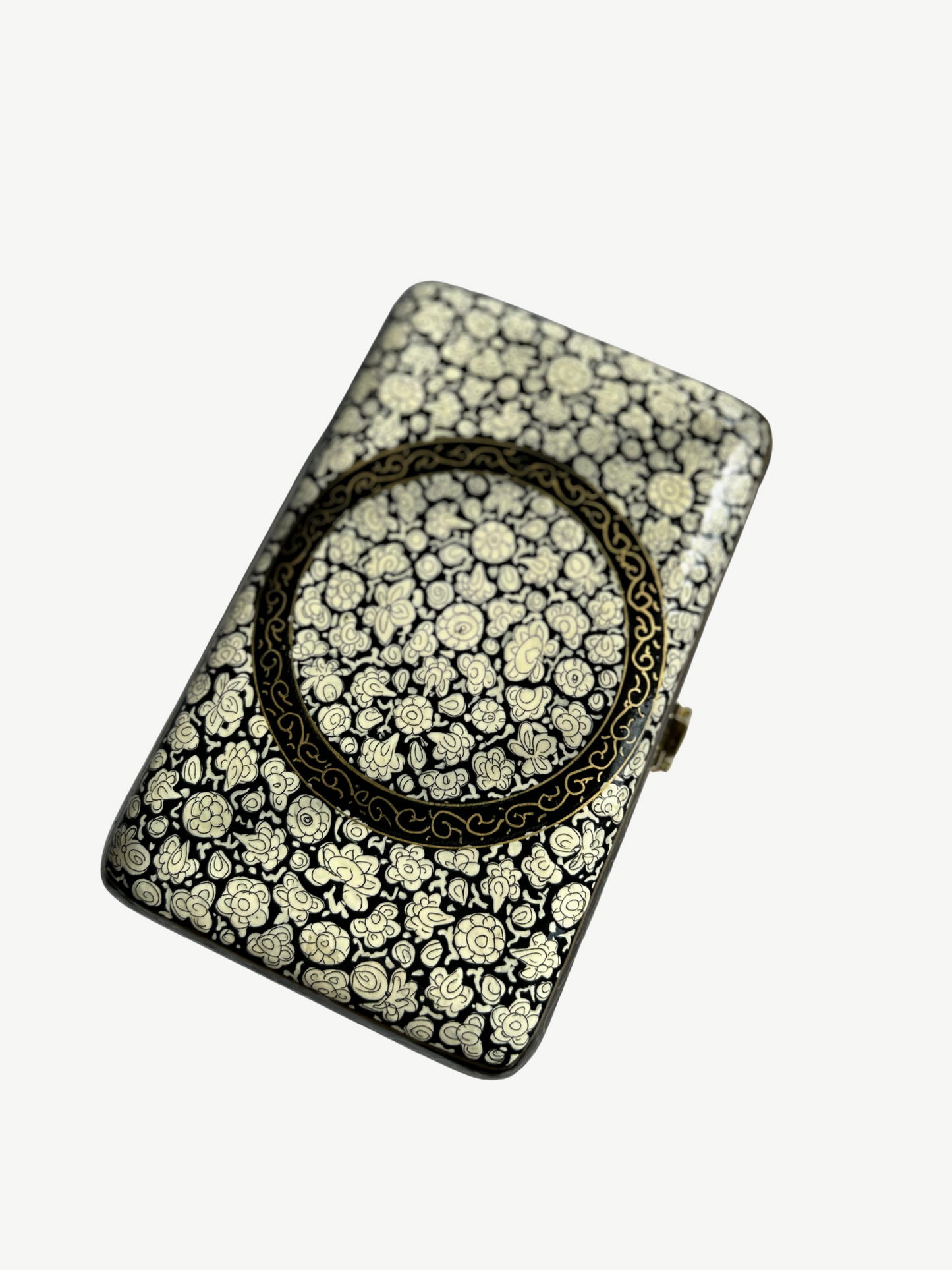 Noir Bloom Clutch
