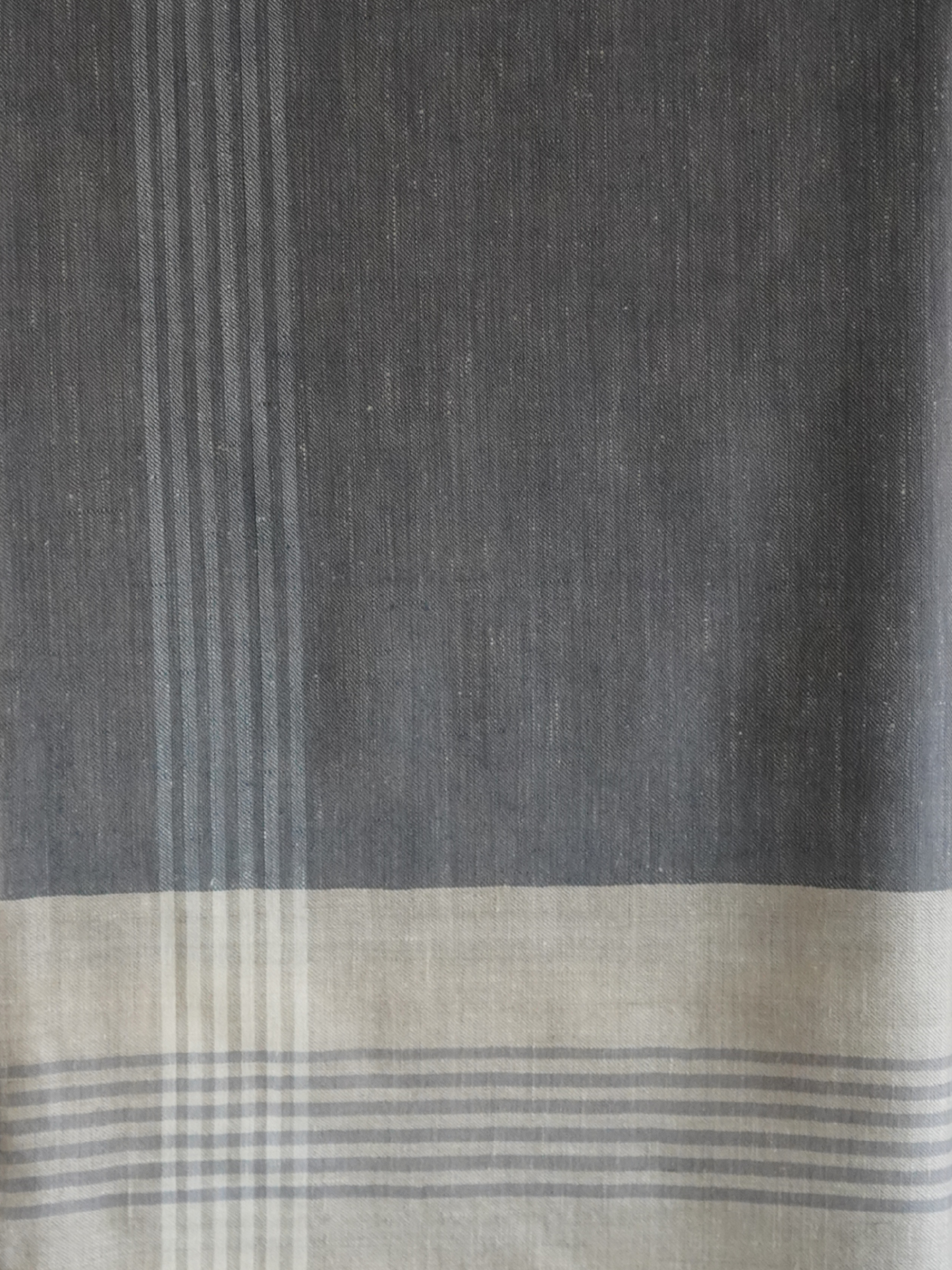 Reversible Grey Pashmina Scarf XL