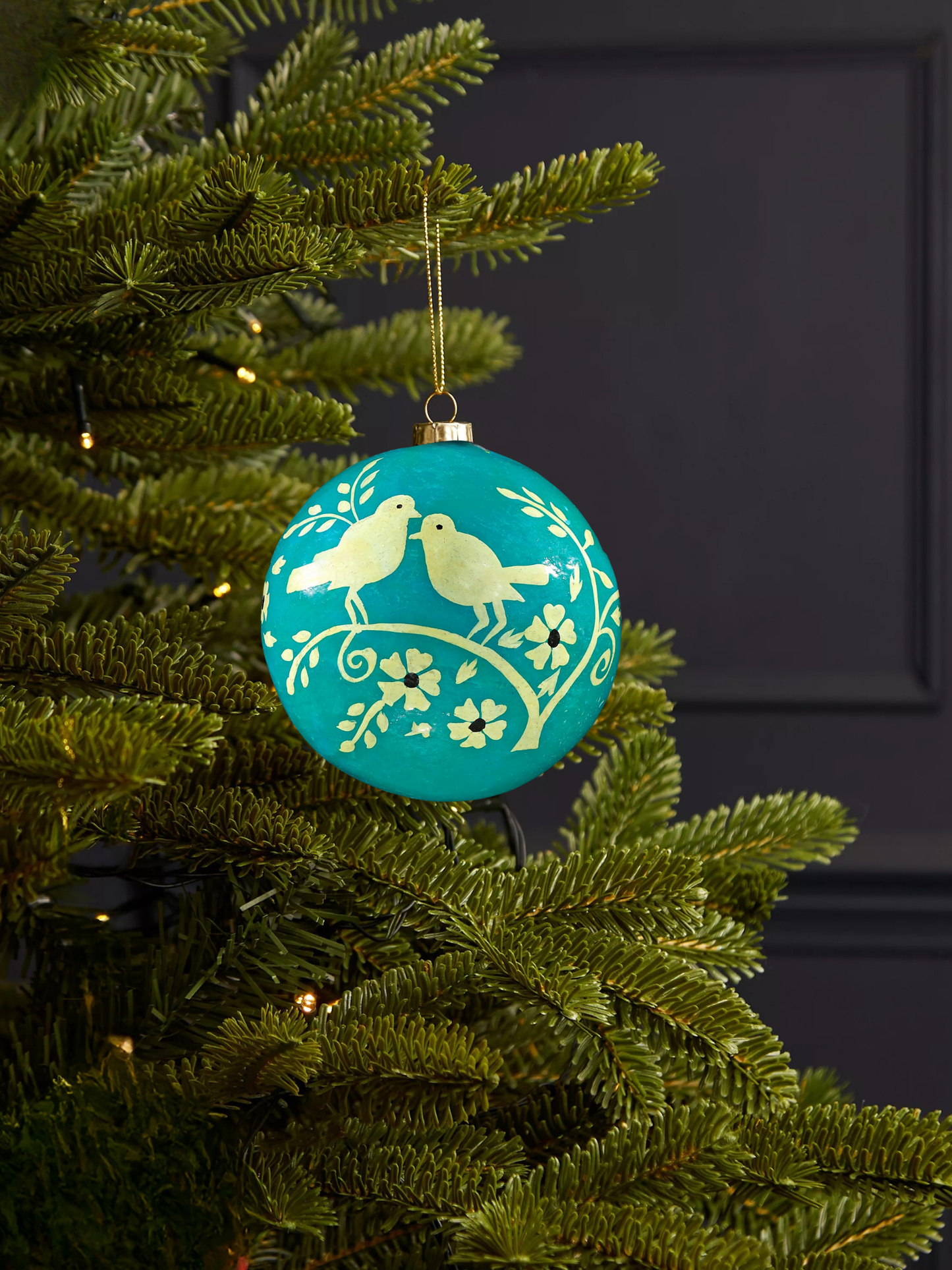 Doves Bauble Blue