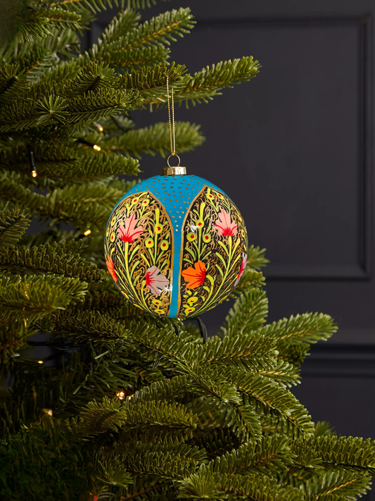 Chinar Dotted Bauble Blue