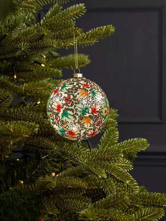 Chinar Leaves Bauble Multicolor