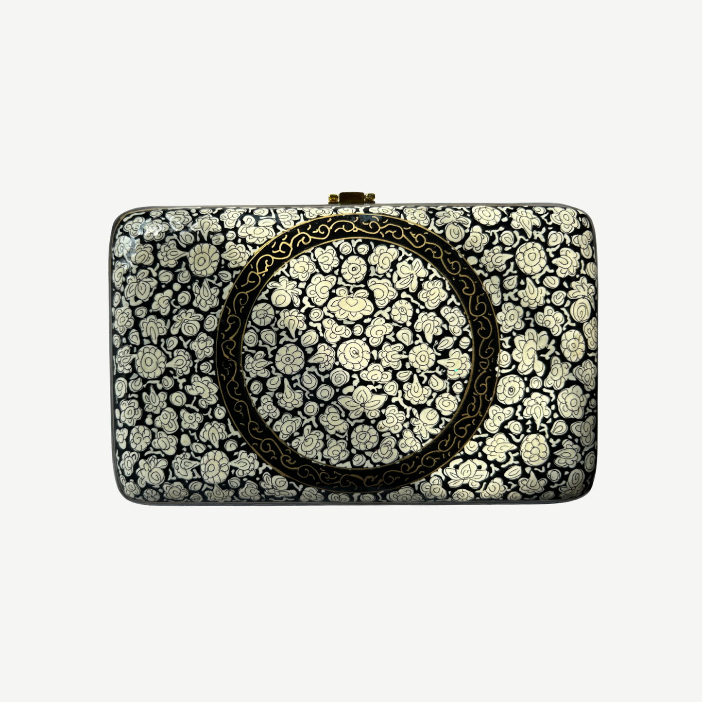 Noir Bloom Clutch
