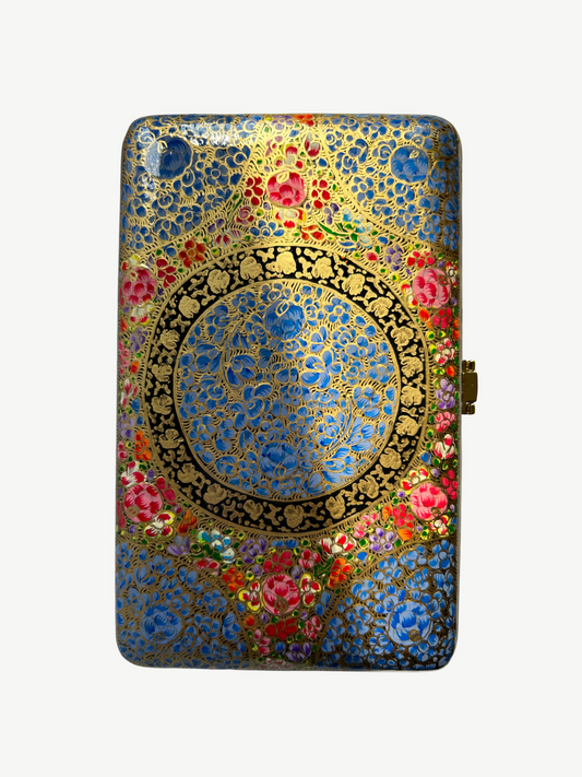Blue Floral Clutch