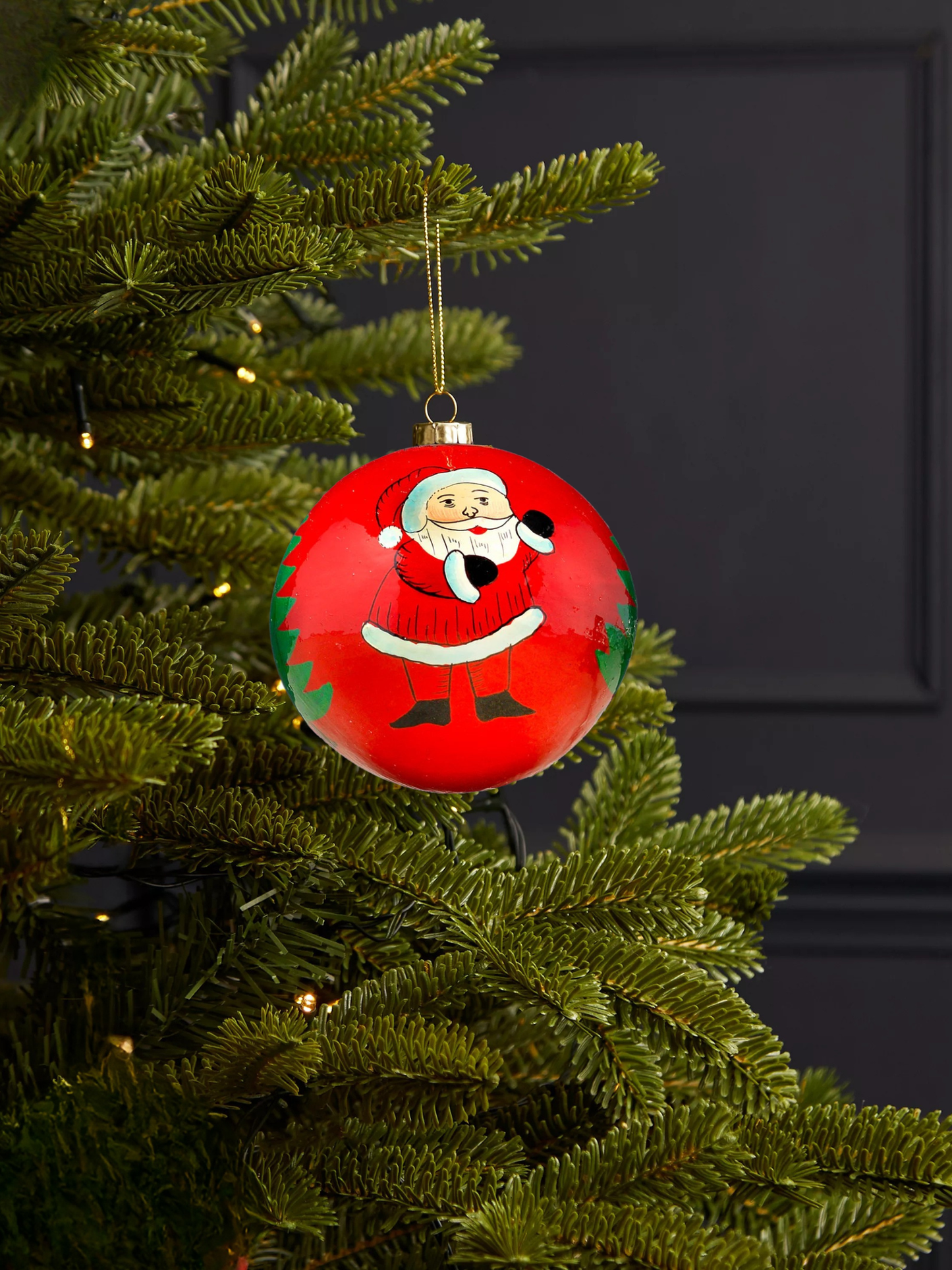Santa Claus Red Bauble