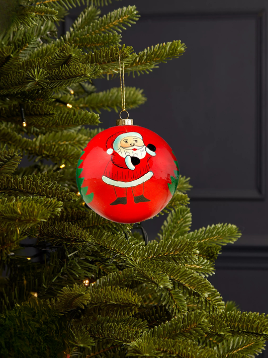 Santa Claus Red Bauble