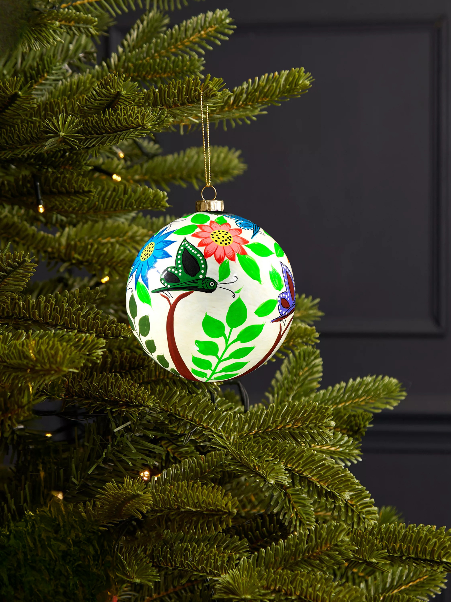 Garden Bauble White
