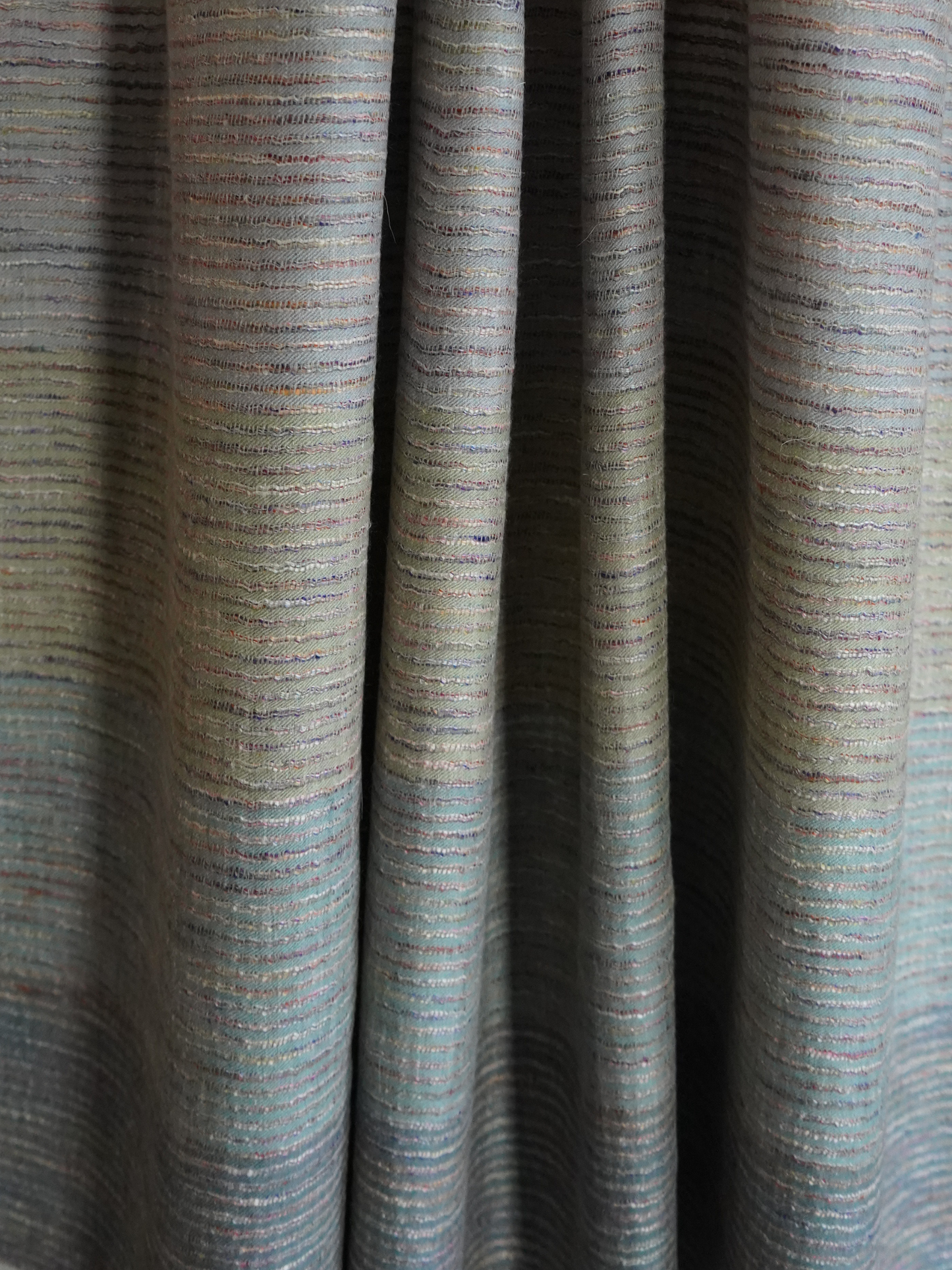 Beige Pashmina Scarf with Stripes XL