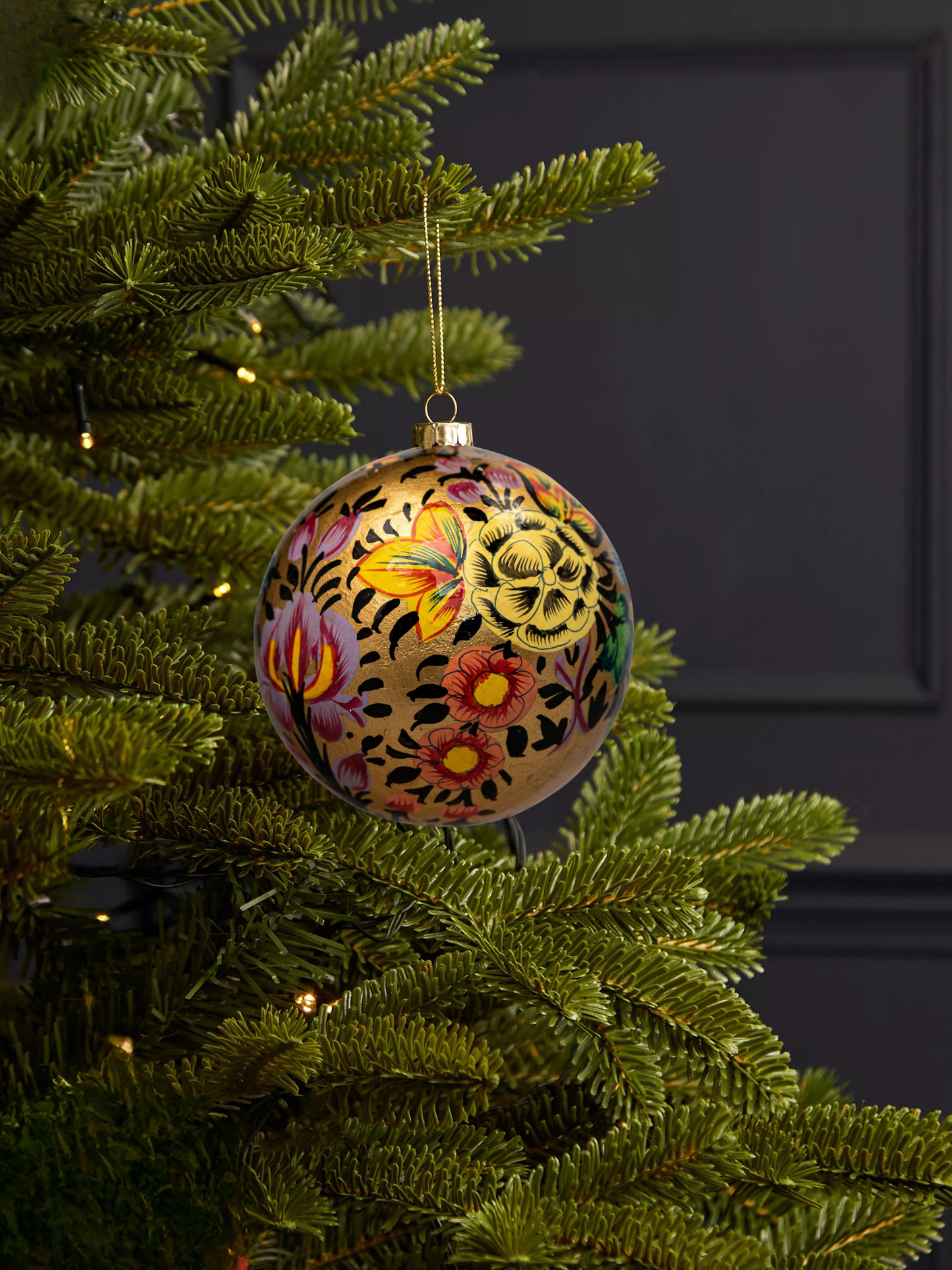 Floral Bauble Gold